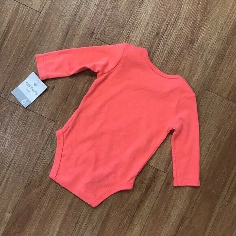 NEW‎ NWT Carter's Best Sister Ever Orange Bodysuit 6 mo